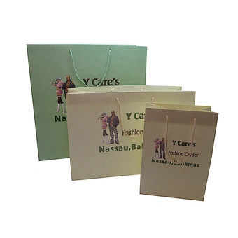 Wholesale Eco-Friendly White Kraft Paper Bag with Custom Design