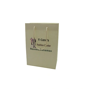 Wholesale Eco-Friendly White Kraft Paper Bag with Custom Design